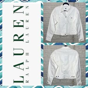 NWT MSRP $145 Lauren Ralph Lauren White Jacket Women's Size Large